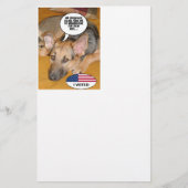 Obama Pet/Whitehouse Humor Briefpapier (Voorkant)