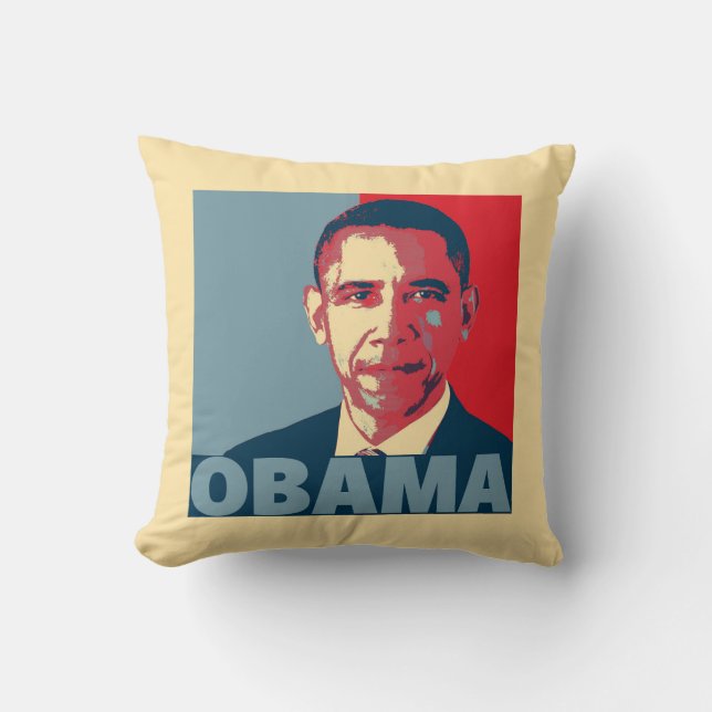 OBAMA POP ART KUSSEN (Voorkant)