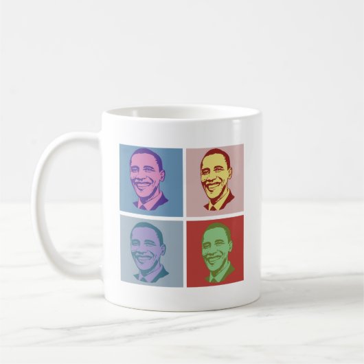 OBAMA POP ART. -.png Koffiemok (Links)