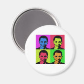 Obama Portrait Magneet (Voorkant / Achterkant)
