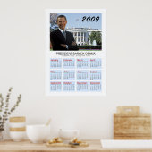 Obama Poster - 2009 wandkalender (Keuken)