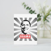 Obama Poster Briefkaart (Staand voorkant)