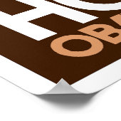 Obama - Poster Brown Hope Dark (Coin)