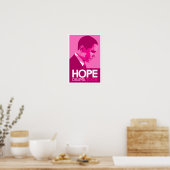 Obama - Poster rose foncé Hope (Cuisine)