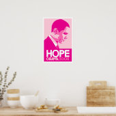 Obama - Poster rose Hope (Cuisine)