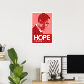 Obama - Poster rouge Hope (Bureau à domicile)