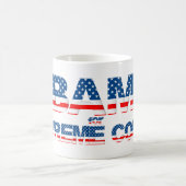 Obama pour la tasse de café de court suprême (Centre)