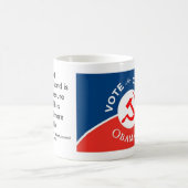 Obama pour le changement - tasse (Centre)