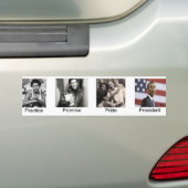 Obama Practice Pride President Bumpersticker (Op auto)