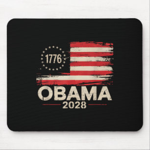 Obama President 2028 Obama Retro Flag Amer Muismat