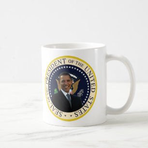 Obama Presidentiële zegels - Gepersonaliseerd Koffiemok