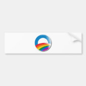 Obama Pride Button Bumpersticker (Voorkant)
