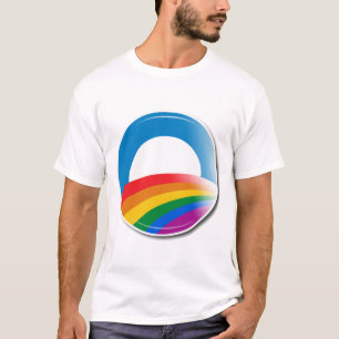Obama Pride Button T-shirt