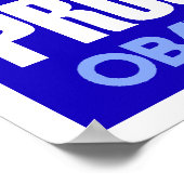 Obama - Progress Blue Poster (Hoek)