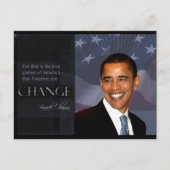 Obama Quote Briefkaart (Voorkant)