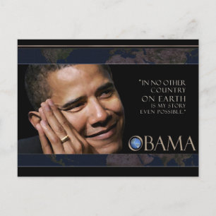 Obama Quote Briefkaart