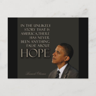 Obama Quote Briefkaart