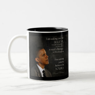 Obama Quote Mok 1 van 6 - Gepersonaliseerd