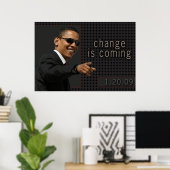 Obama Quote Poster (Thuiskantoor)