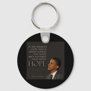 Obama Quote Sleutelhanger
