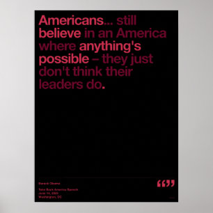 Obama Quotes Poster
