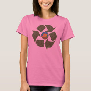 Obama Recycle Vrede Logo Dames Lange Mouwen T-shir T-shirt