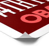 Obama Red 44th President Poster 3 (Coin)