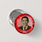 Obama RED Button (Voorkant /achterkant)
