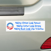 Obama Relativiteit Bumpersticker (Op auto)