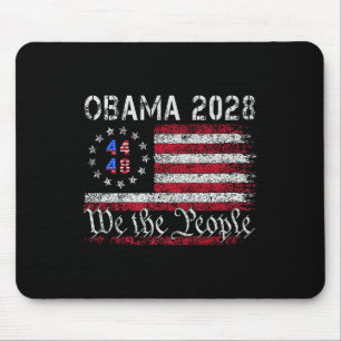 Obama Retro Amerikaanse vlag 44 48 Patriottisch 2 Muismat