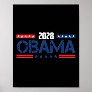 Obama Retro Patriottische 2028 Politieke Prote Poster