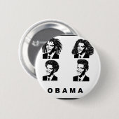 Obama Ronde Button 5,7 Cm (Voorkant /achterkant)