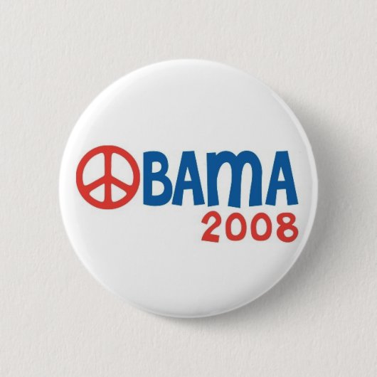 Obama Ronde Button 5,7 Cm (Voorkant)