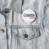 Obama Ronde Button 5,7 Cm (In situ)