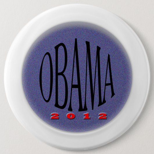 Obama Ronde Button 6,0 Cm (Voorkant)