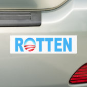 OBAMA ROTTEN BUMPERSTICKER (Op auto)