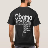 Obama Scorecard T-shirt (Achterkant)