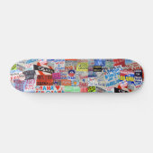 Obama SIgns of Hope Skateboard (Horz)