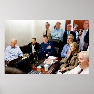 Obama Situatiekamer Fotobin Gelden gedood Poster