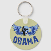 Obama Skull Design Sleutelhanger (Voorkant)