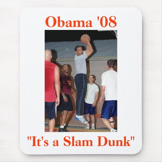 Obama Slam Dunk Muismat (Voorkant)