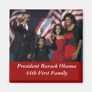 Obama Souvenir Square Magneet