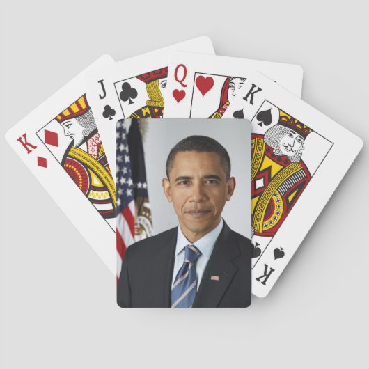 Obama-spelkaarten Pokerkaarten (Achterkant)