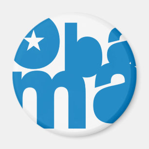 Obama square magnet magneet