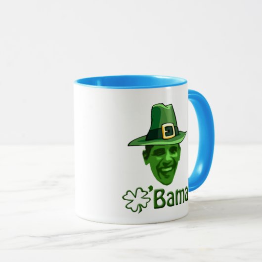 Obama St Patricks Day Mok (Voorkant rechts)