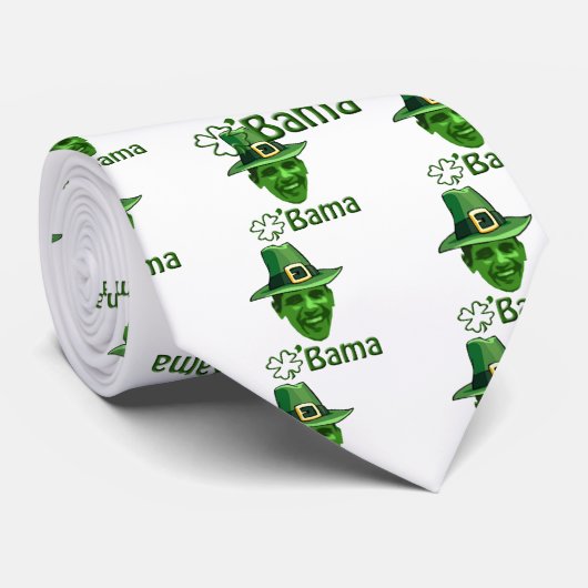 Obama St Patricks Day Stropdas (Opgerold)