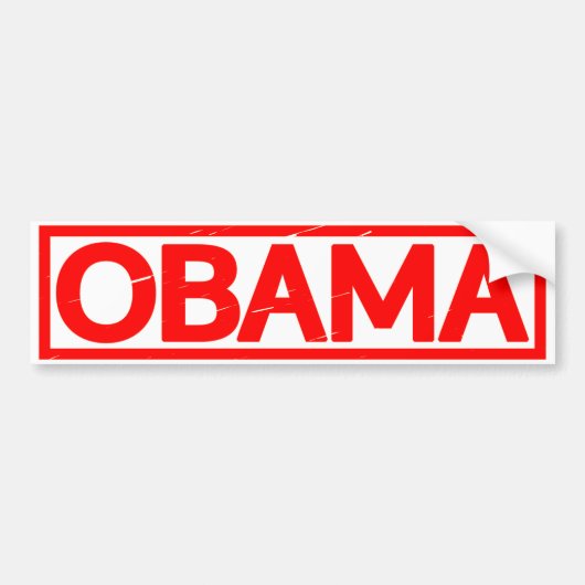 Obama Stamp Bumpersticker (Voorkant)