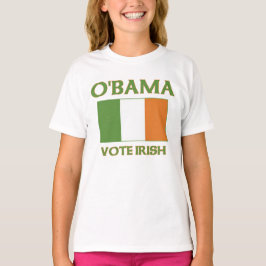 Obama stemt Iers tegen shirten T-shirt