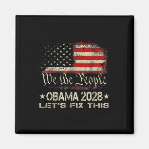 Obama stemt in 2028 voor President 2028 Magneet