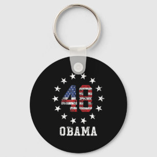 Obama stemt in 2028 voor President 2028 Sleutelhanger